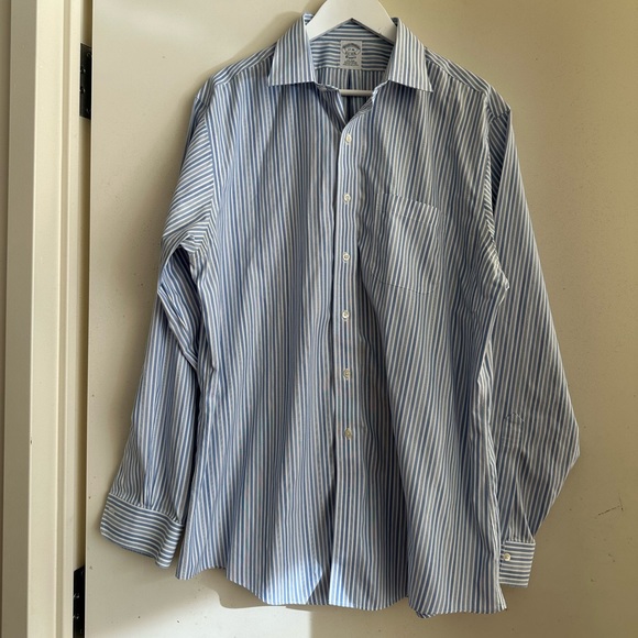 Brooks Brothers Classic Striped Button Down Shirt - Picture 3 of 4